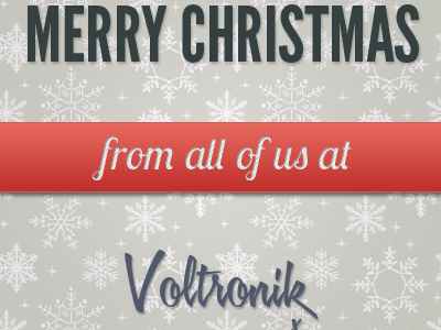 Merry Christmas christmas ribbon snowflakes voltronik