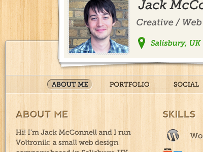 Personal Site Mockup V2