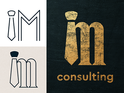IM Consulting logo design graphic design logo logo design