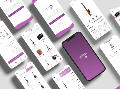 Web app interface design adobe photoshop adobe xd app app design application design graphic design music music instruments ui ui designer user experience user interface ux web app