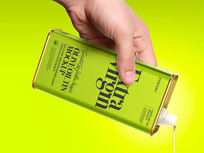 Free Olive Oil Tin Can Mockup