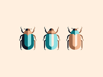 June Bugs beetle beetles bug bugs geometric insect insects june bug june bugs minimal vector