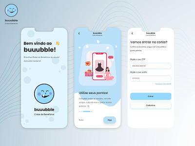 buuubble • Perks Club App branding design digital product graphic design illustration logo ui ui design ux ux design
