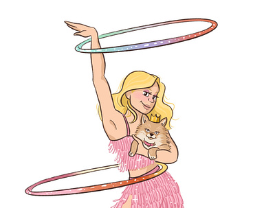 Hula Dancer illustration