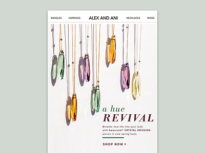 Alex and Ani - A Hue Revival alex and ani amber crystals digital email fashion gem jewelry rhode island swarovski ui ui design