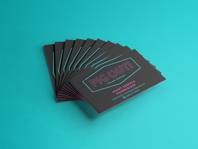 Pig Out! Business Cards
