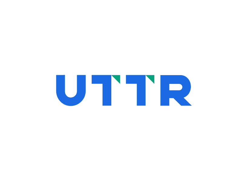 UTTR animation flat graphic design logo logo animation loop animation lottie lottieanimation motion motiongraphics web