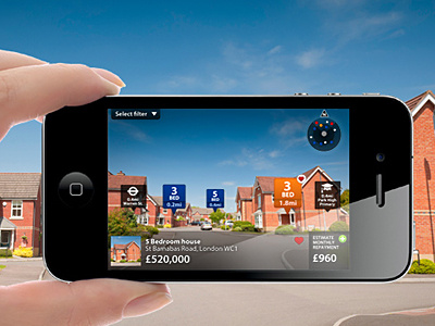Halifax HomeFinder app augmented reality ios