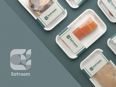 Eatroom - logo for grocery store with home delivery