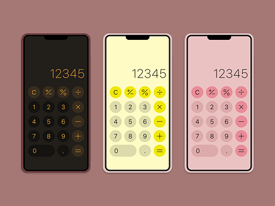 Daily UI 004 calculator dailyui design