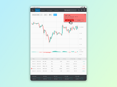 Daily UI 011 dailyui dailyui 011 finance flash alert