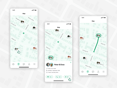 Daily UI 020, Location Tracker