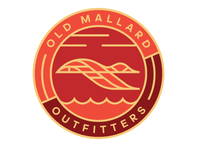 Old Mallard Patch Concept branding identity logo mallard mark patch pin