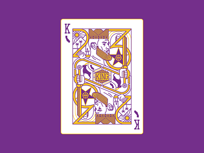 Dribbble angeles basketball california cards deck hollywood james king lakers lebron los nba