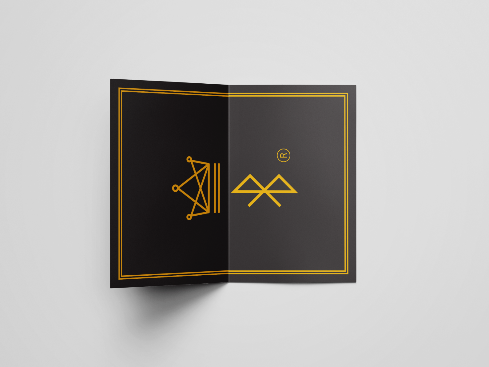 Brochure front design by Hajarts on Dribbble