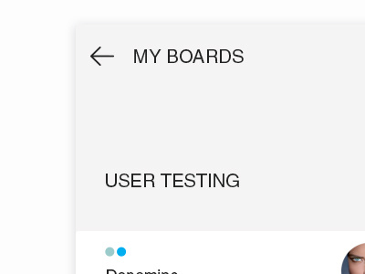 Task Management App/My Boards app dashboard interface management task ui user ux