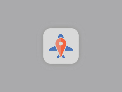 App Icon Design app design flat icon location travel