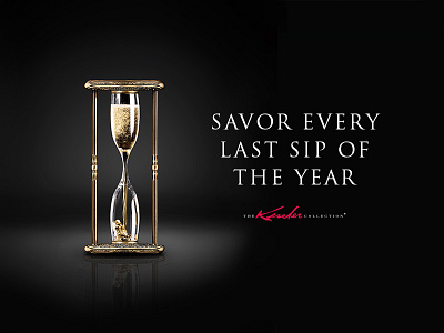 Kessler New Years Eve Campaign advertisement art direction campaign concept retouching
