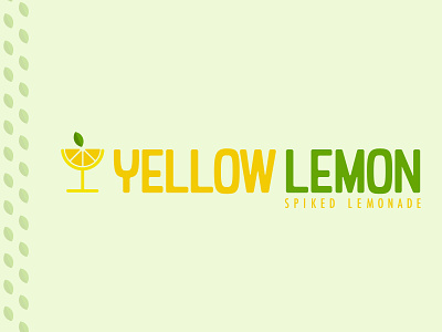 Yellow Lemon - Spiked Lemonade adobe illustrator beach branding bright challenge design drink fun garner heat illustration lemon lemonade lime logo stand summer sun