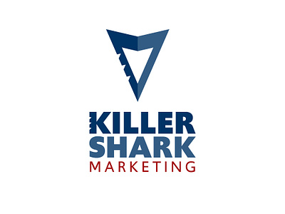 Killer Shark Marketing Logo Concept adobe illustrator bite garner logo marketing shark sharktooth tooth