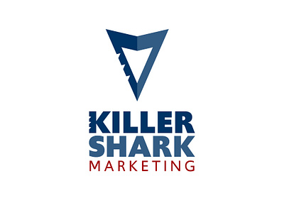 Killer Shark Marketing Logo Concept