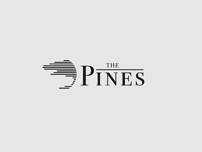 The Pines Concept Logo adobe illustrator branding california coast design garner geometic illustration logo logo design logodesign pine tree pines tree