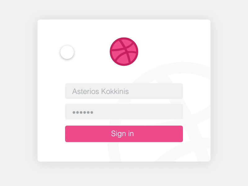 Howdy Dribbble! adobe debuts first gif invite login typography ui ux xd