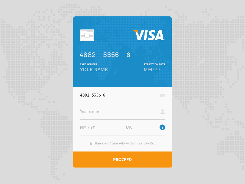 DailyUI #002 - Credit Card Checkout by Sander Rietdijk on Dribbble