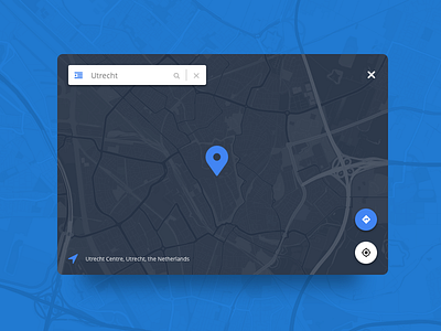 dailyUI #020 - Location Tracker