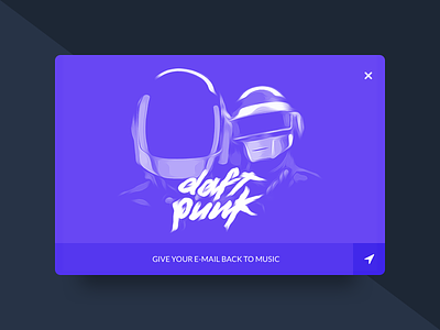 dailyUI #026 - Subscribe 026 daft punk daily dailyui design email subscribe ui ux