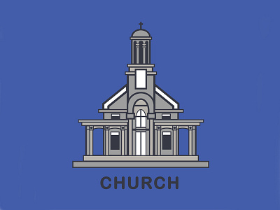 Church in Yambol church illustration vector