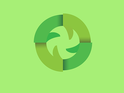 GreenENERGY efficiency energy green illustration logo mark symbol