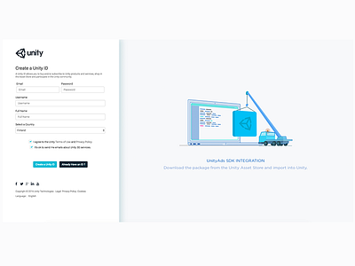 Unity 3D - ID Creation forms illustration product design ux ui