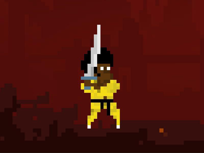 Sword animation alternate background animation game design gif hero ios pixel art player sword