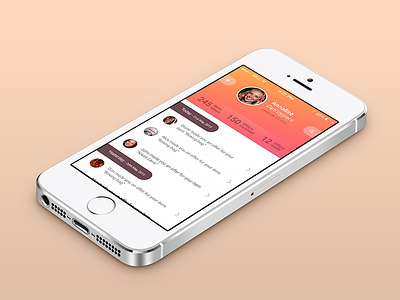 UI mock up app design interface ios iphone mobile ui