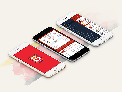 Official SANFL App - UI design android app design interface ios iphone mobile responsive sanfl ui