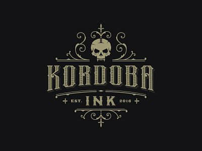 Kordoba Ink classic ink luxury ornaments skull sophisticated tattoo vintage