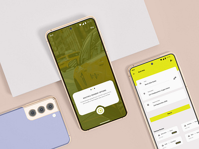 Cab Service App Design - Book Your Rides