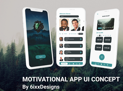 Motivational App Ui app design ui ux