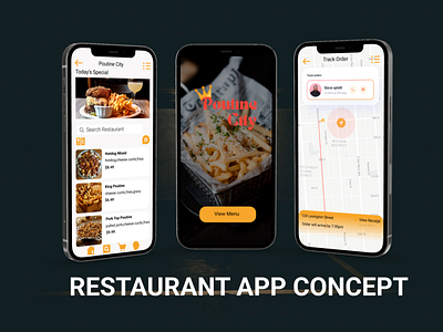Restaurant Delivery App app branding mobile app ui ux