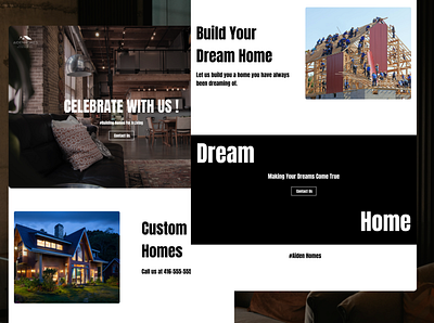 Aiden Home Landing Page design ui ux web design website