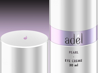 adel - cosmetics accent cosmetics cream discreet gold label luxury noble packaging skin care