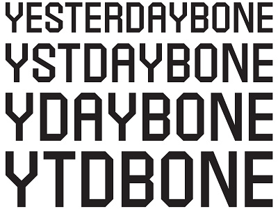 YSTDAYBONE - apparel