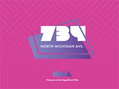 734 NMA - Chicago brand branding design identity interactive logo vector
