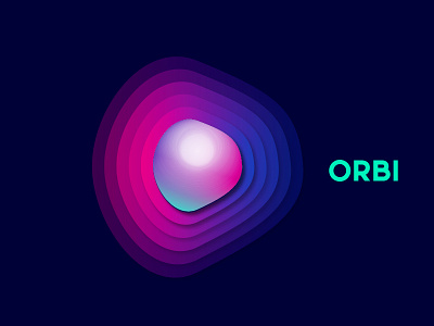 Orbi Search Logo animated flexible logo orbit pulse search universe