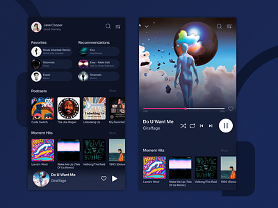 DailyUI 009/100 Music Player 090 dailyui downtempo electronic mexico music app music player music player ui sonora ui uidesign web