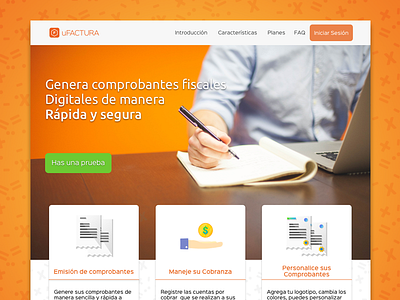 Hello Dribbble, My first shot! a Landing page firstshot landing landingpage mexico myfirstshot page sketch sonora ufactura web webdesign