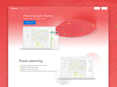 Paroute | Landing agile design paroute routes web webdesign