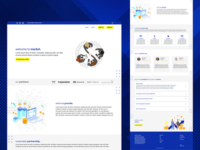 Website UI Design [Clean Theme]