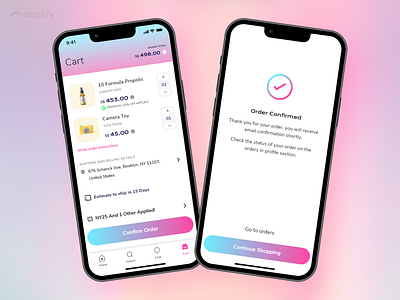 User Cart Interface - Ecommerce App